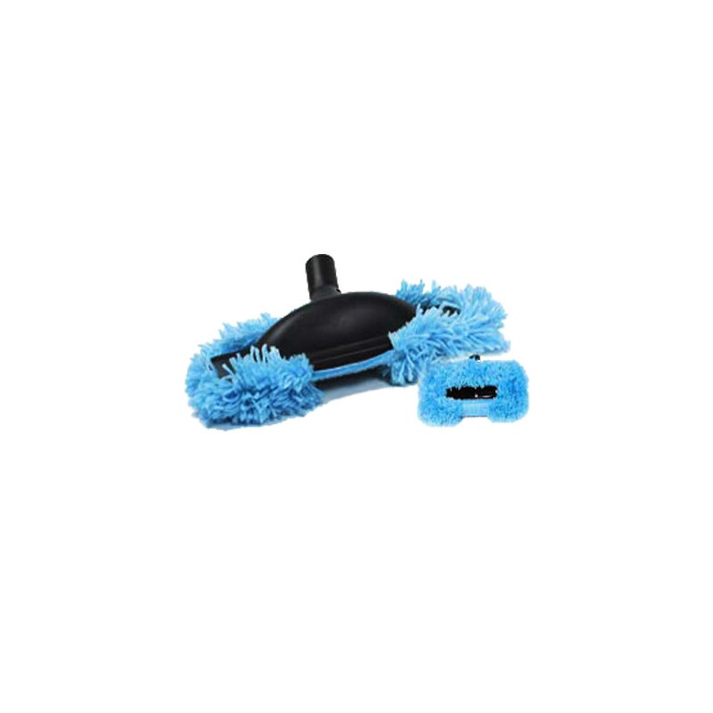 Brosse mop bleue speciale parquet