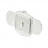 Aspiration 1600w 2 prises carrées + flexible on off luxe