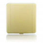 Kit 3 prises carrées beiges avec PVC