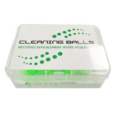 Cleaning balls nettoyant réseau pvc