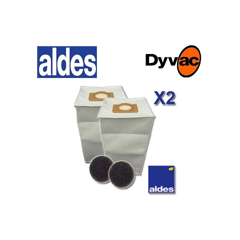 Sac 11070084 30 litres Aspiration centralisée + filtres - ALDES