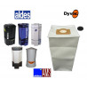 Sacs x 5 + 1 OFFERT  aldes 30 litres Aspiration centralisée Aldes + filtres